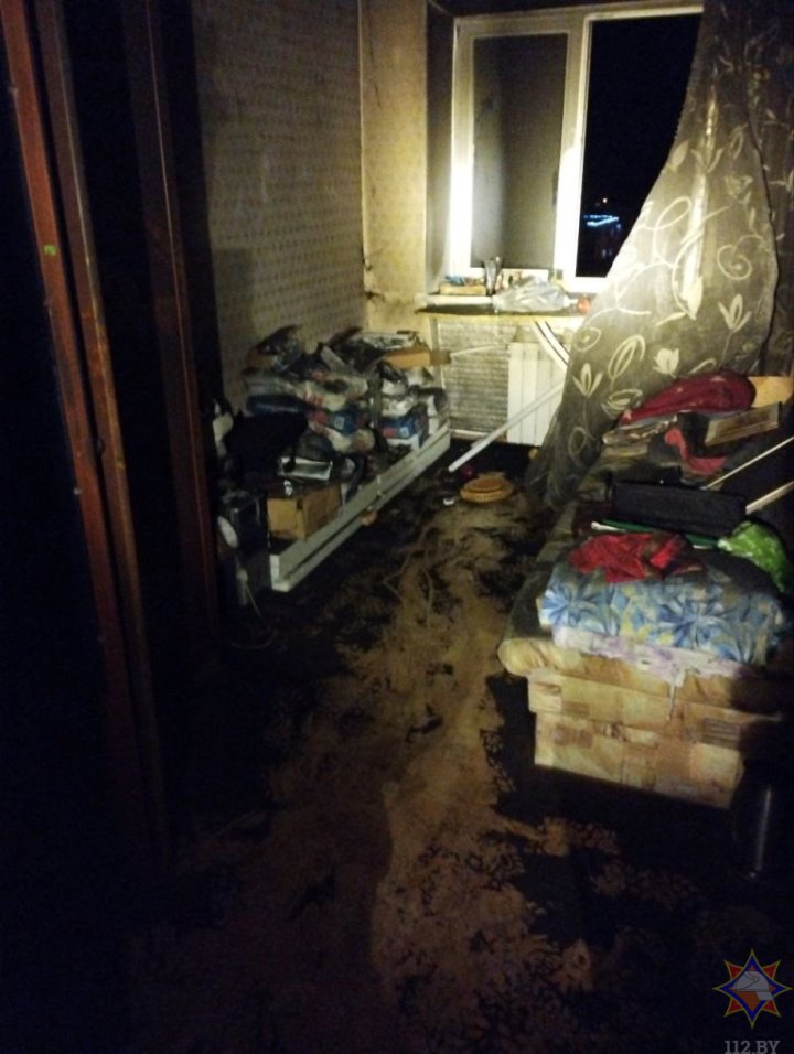 В Малорите на пожаре в квартире спасли женщину