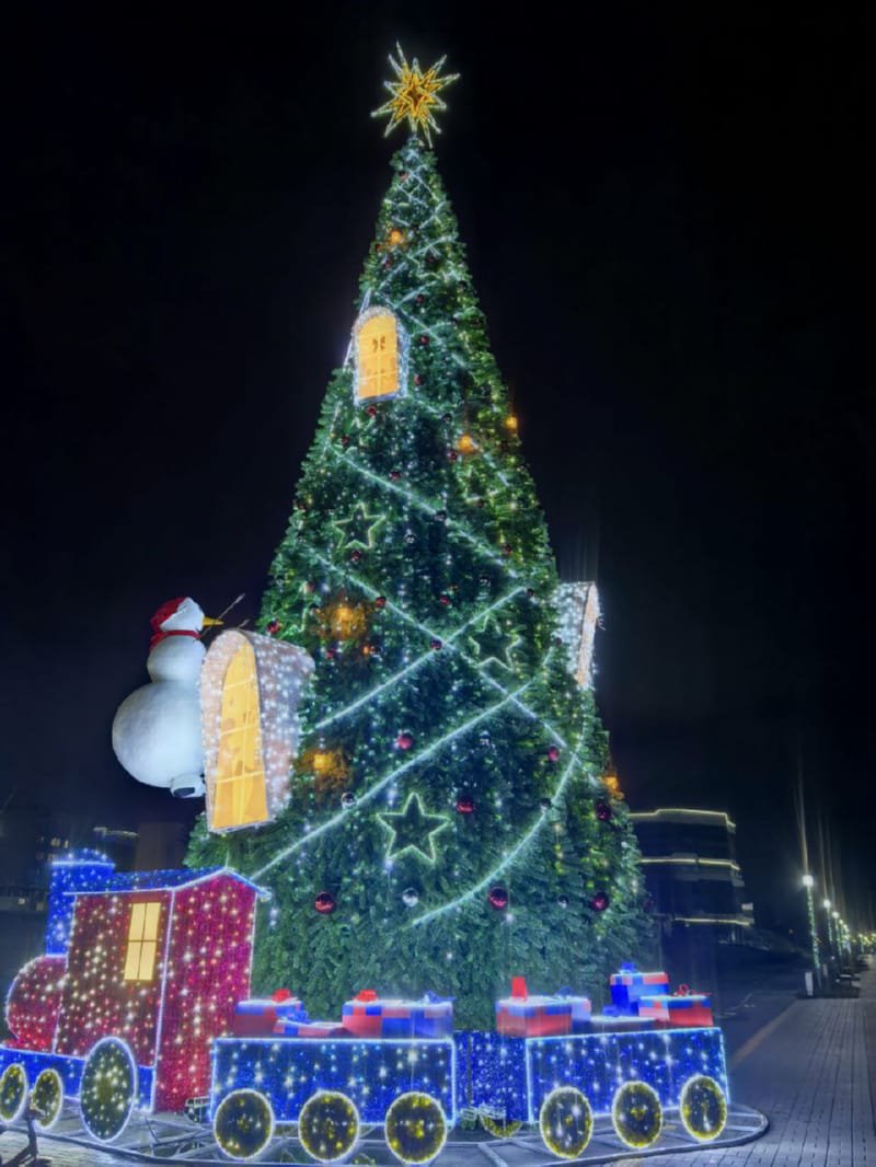 Новогодняя сказка на набережной Бреста — фоторепортаж