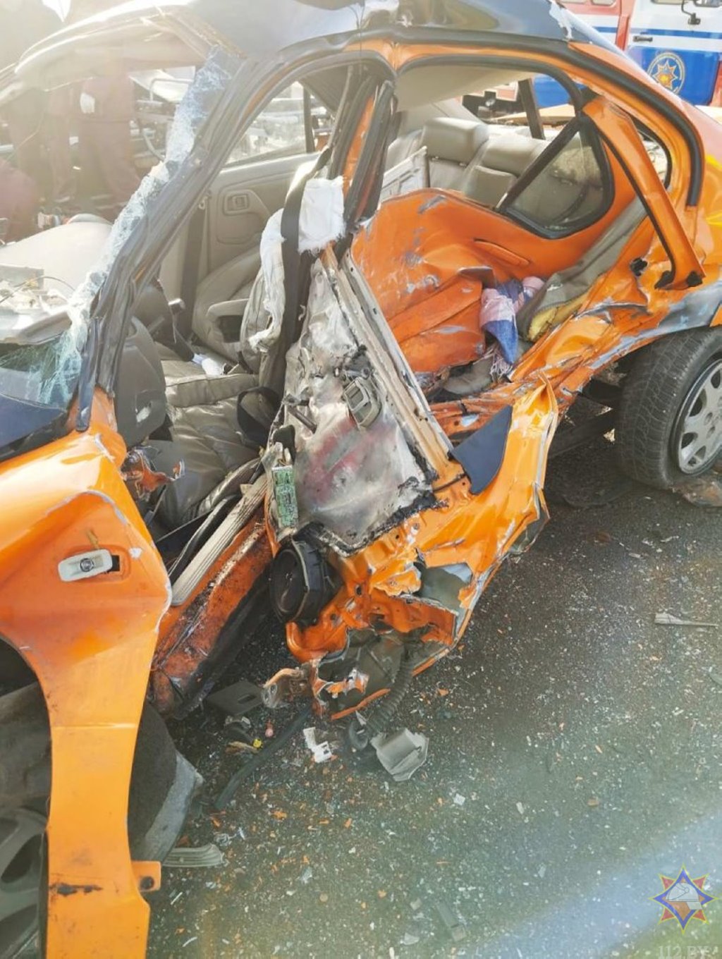 Появилось видео, как в Ивановском районе спасали пассажирку «Инфинити»