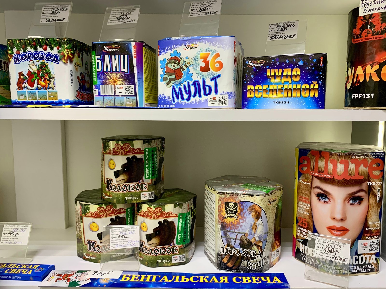 Специализированный магазин новогодних фейерверков в Бресте: что нужно знать