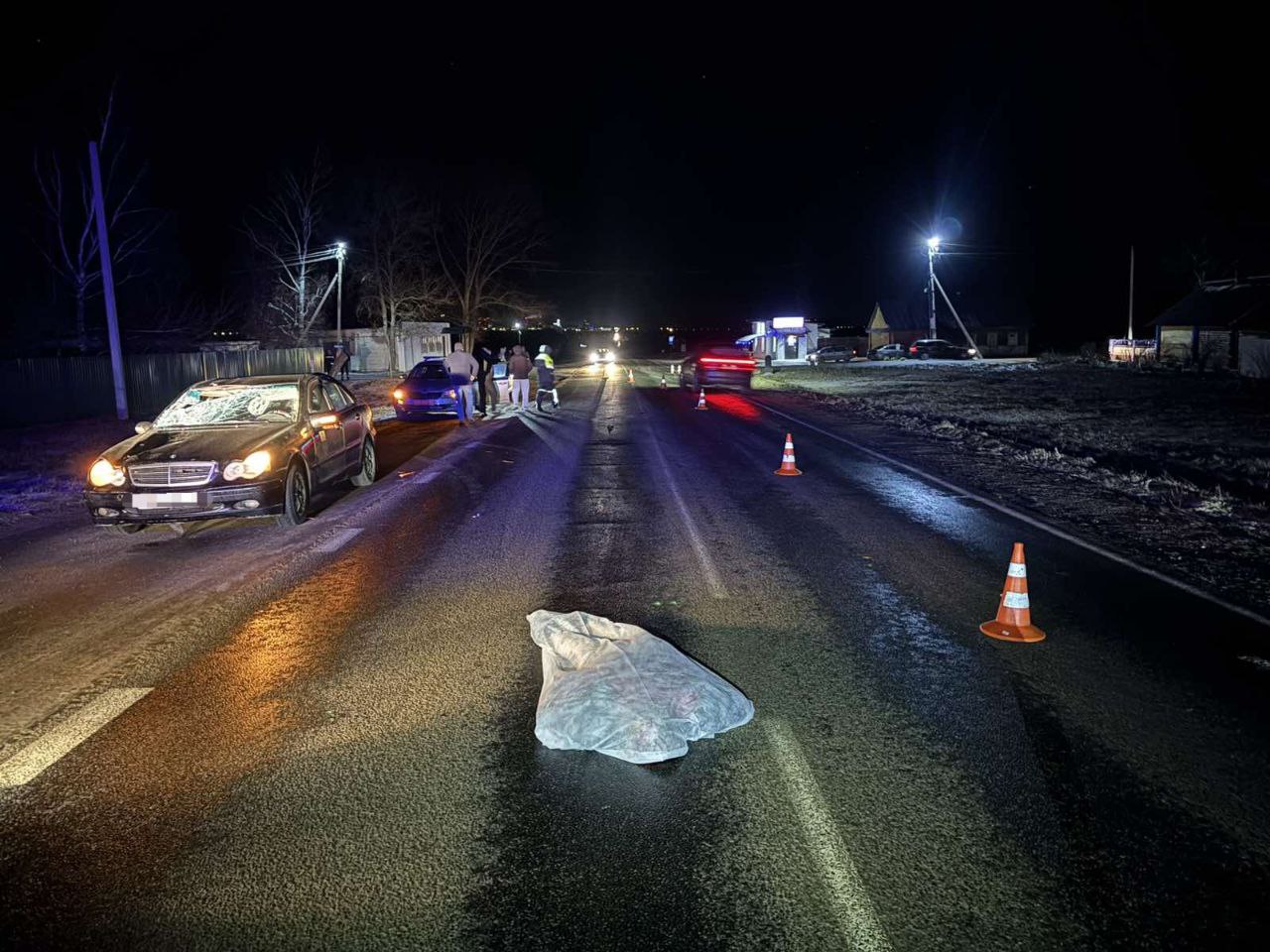 В Беларуси пешехода переехали два автомобиля