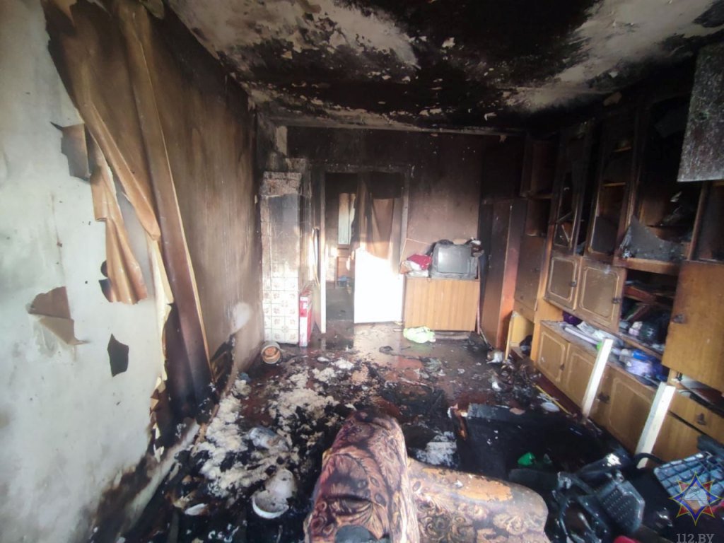 Трагедия в Лунинецком районе: на пожаре погиб хозяин квартиры