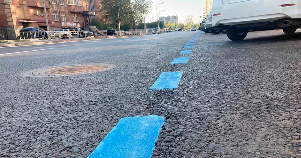 В Минске появится синяя разметка. Вот что она обзначает