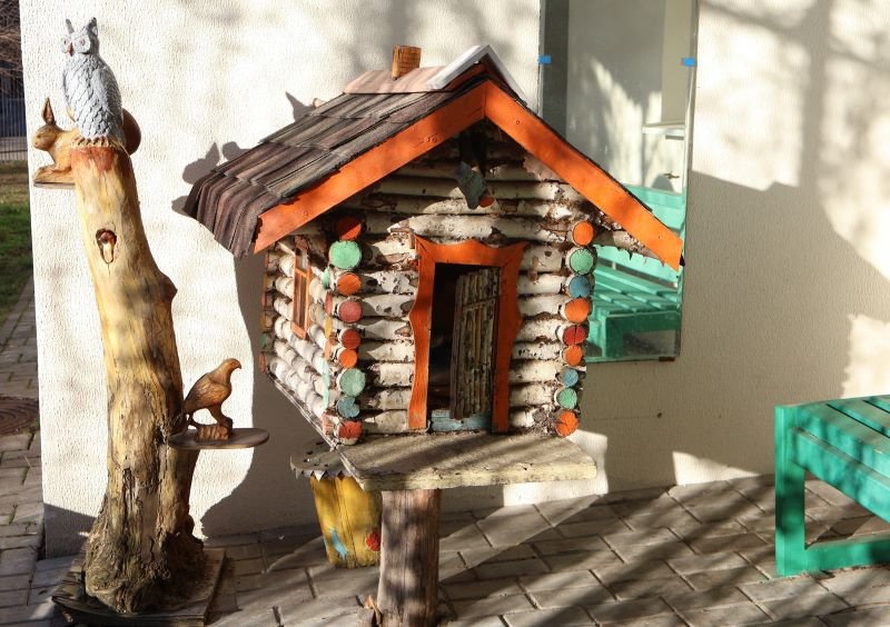 Уютный дворик дома по улице Гродненской в Бресте