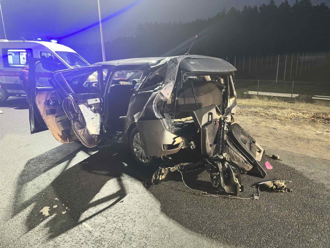 Момент жесткого ДТП возле Минска попал на видео