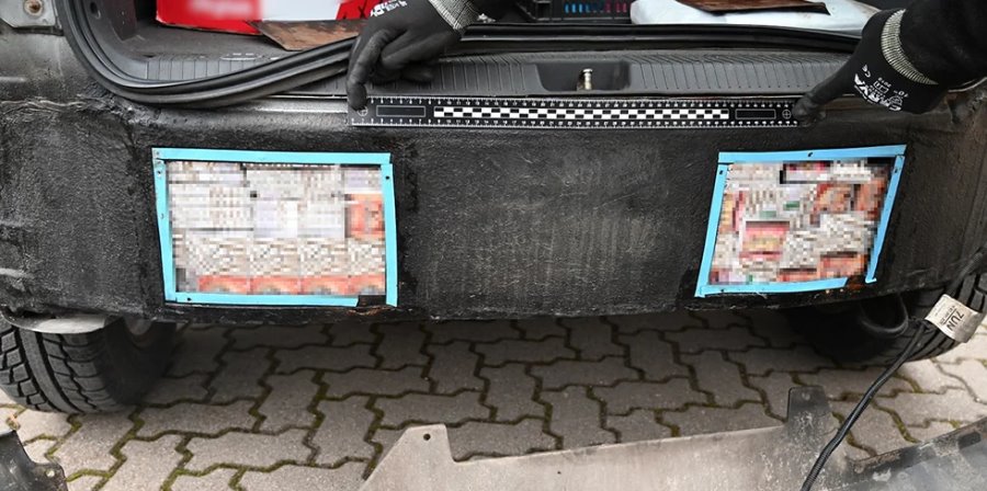 Белоруса за рулем польского Opel задержали с контрабандой сигарет на границе — автомобиль был подготовлен 