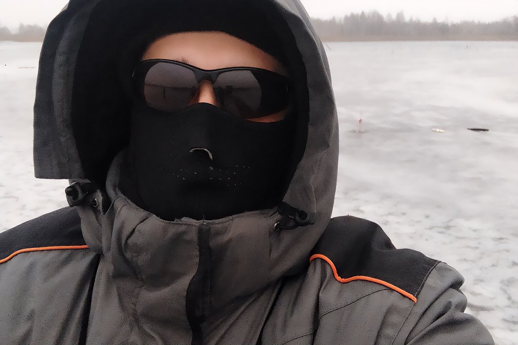 Белорус рассказал, как решил порыбачить под Барановичами на льду в конце января
