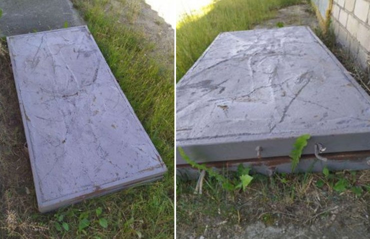 Под Брестом продают надгробный памятник в качестве обогревателя