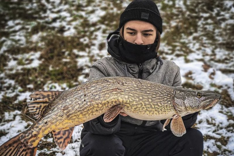 Необычная щука: белорусский рыбак поймал рыбу, похожую на крокодила