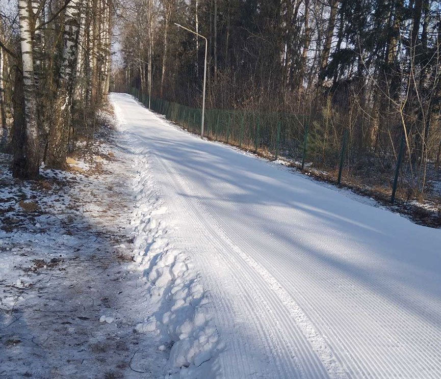 Лыжная трасса заработала в Барановичском районе