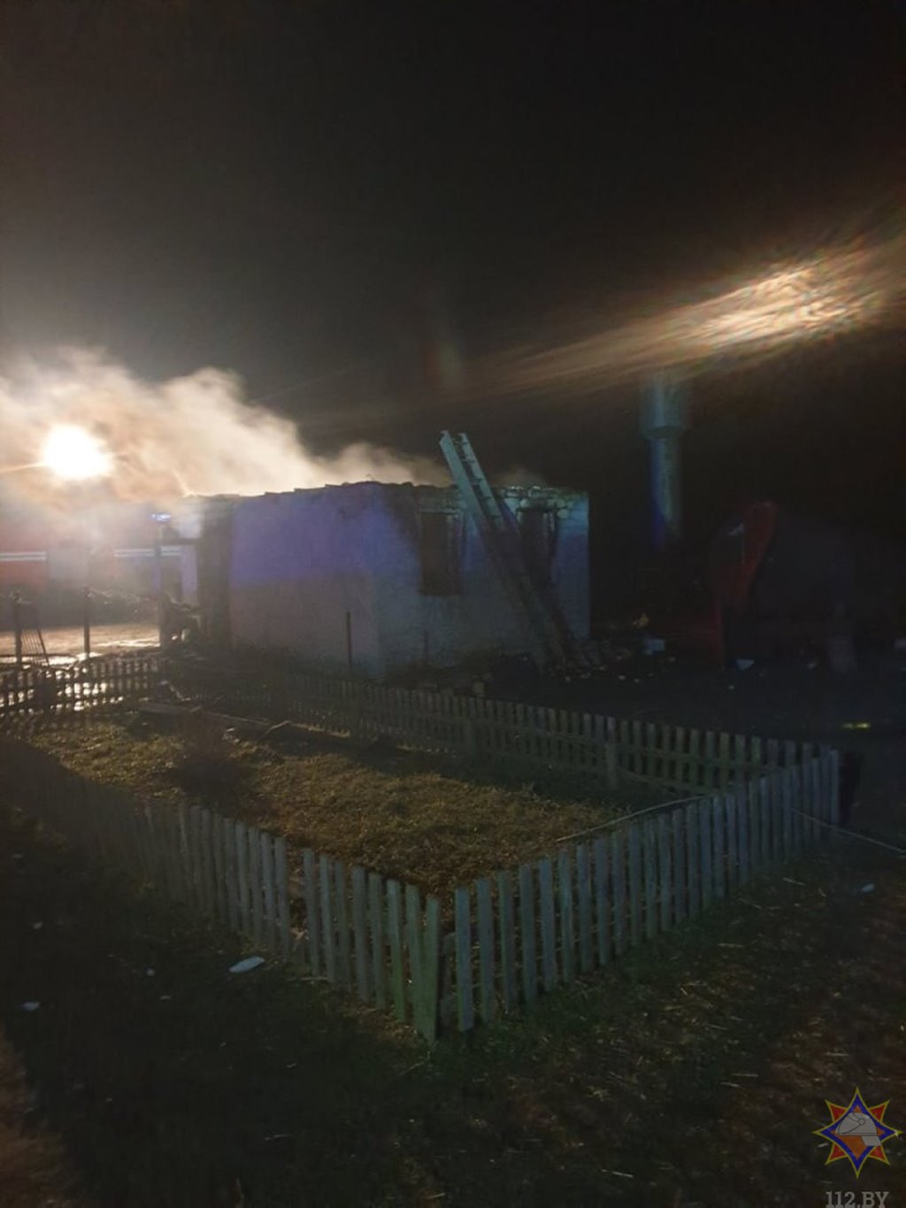 Пожар на молочно-товарной ферме в Лунинецком районе ликвидирован