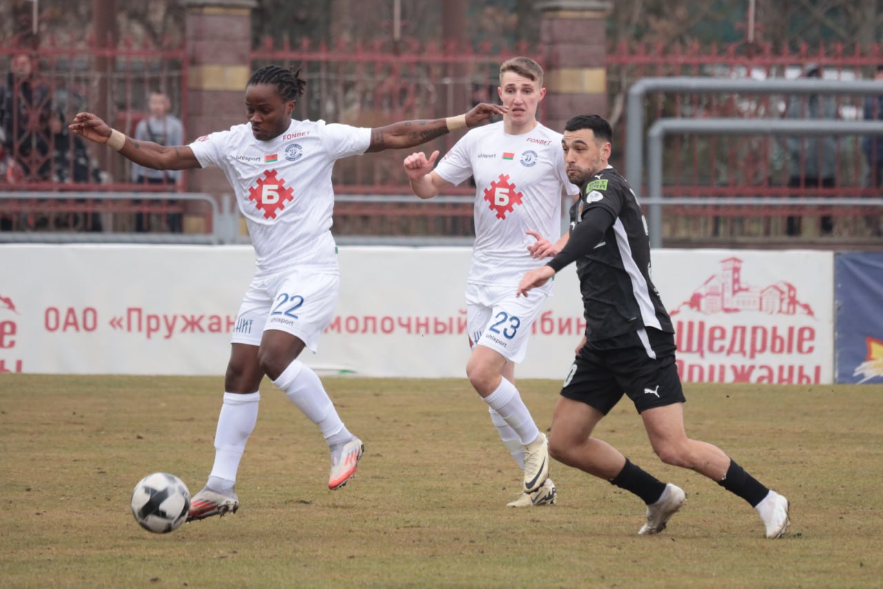 «Динамо-Брест» в дебютном матче Александра Седнева сыграл вничью с «Торпедо-БелАЗ»