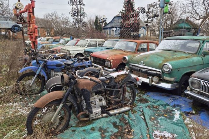 Житель Брестской области украсил свой участок всякой всячиной — посмотрите на это