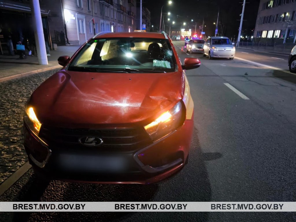 ДТП на улице Ленина в Бресте: 66-летний пешеход сбит автомобилем