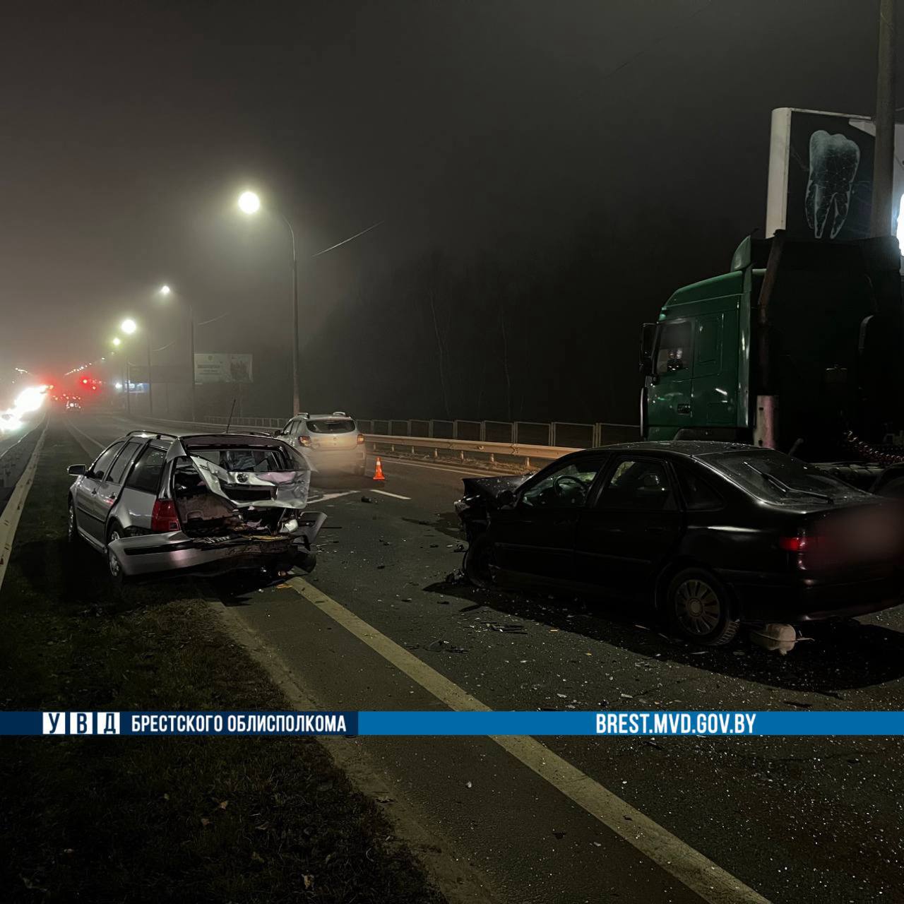 Жесткое ДТП произошло на Варшавском шоссе в Бресте — что известно