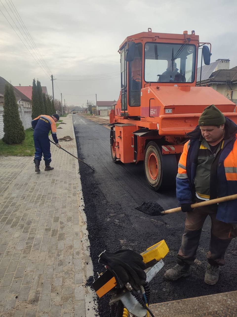 Улица Павловская в Бресте получила новый асфальт