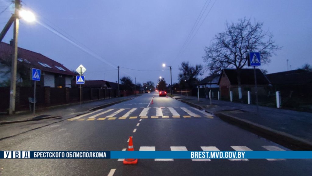 В Бресте Honda сбила 70-летнюю женщину