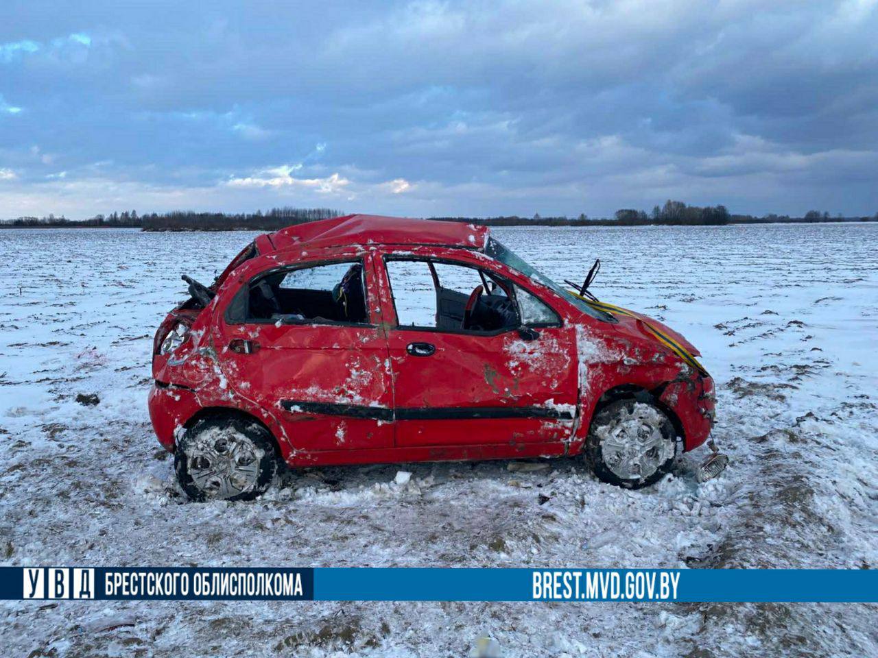 В Дрогичинском районе женщина не справилась с управлением автомобиля
