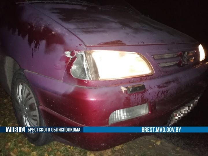 В Брестской области водитель наехала на лежавшего пешехода