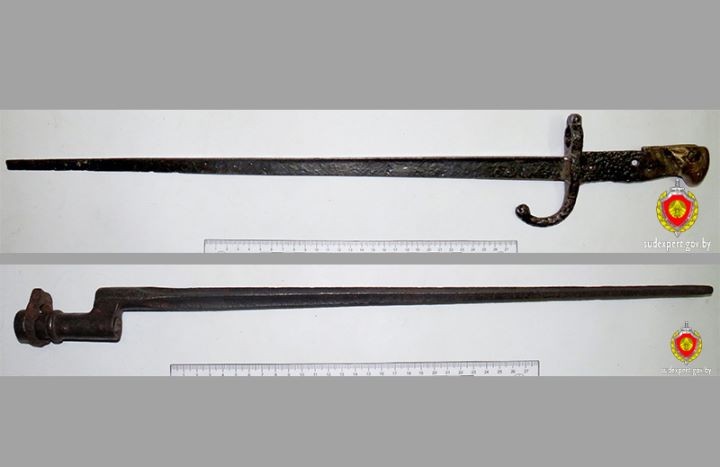 В Брестской области обнаружено холодное оружие конца XIX века