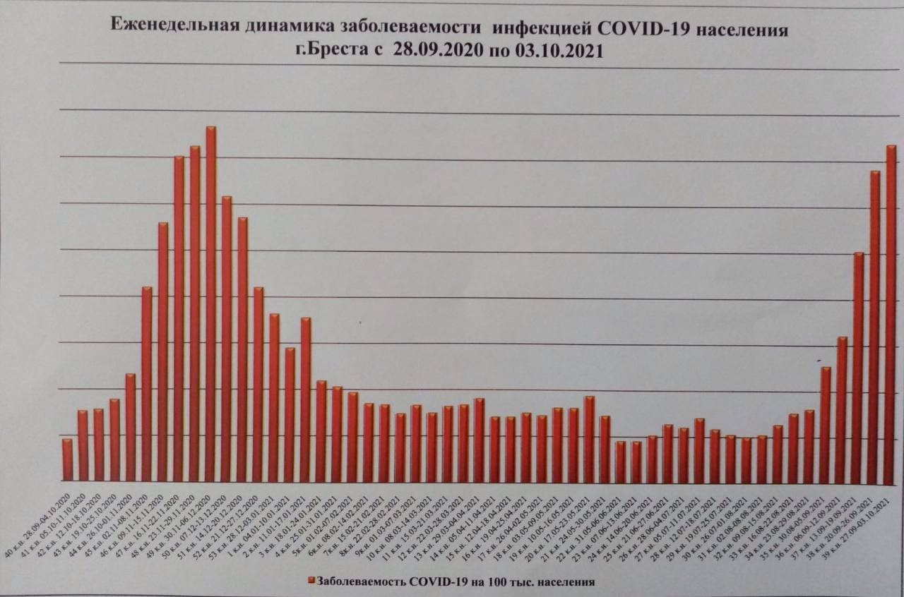 Какая ситуация с коронавирусом в Бресте