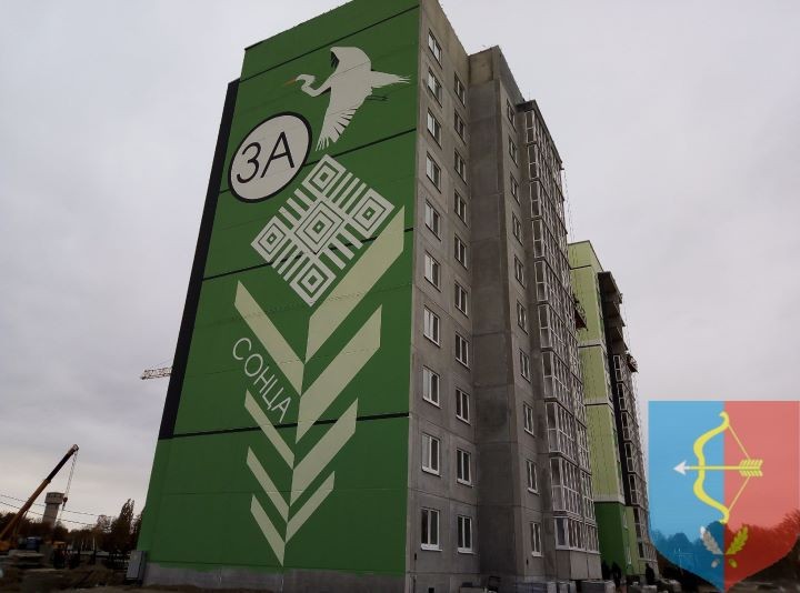 Так выглядят фасады первого десятиэтажного дома в Пинском районе