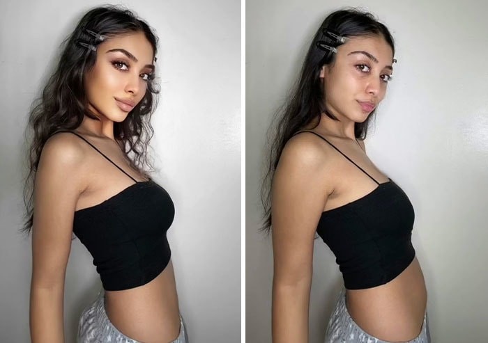 Девушки показали, какие они в «инстаграме» и реальности