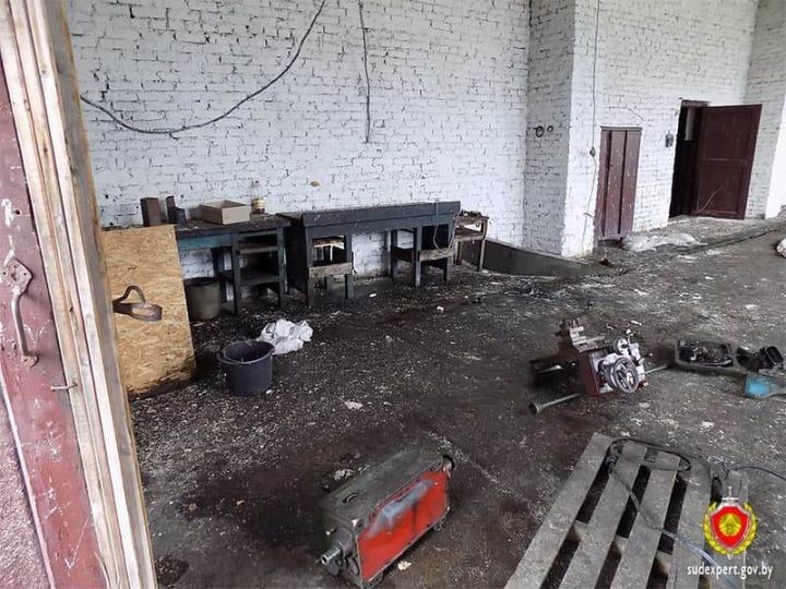 В Кобринском районе из мастерских вынесли станок