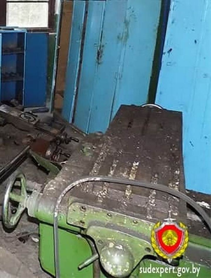 В Кобринском районе из мастерских вынесли станок