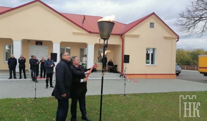 В Брестской области в агрогородке Долбизно зажгли огонь