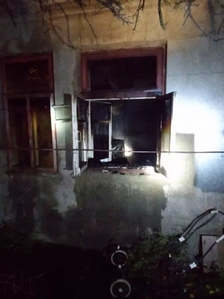 В Бресте горел жилой дом на Хлебной