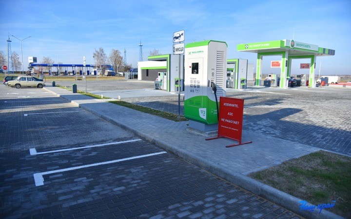 Автозаправочная станция заработала на выезде из Барановичей
