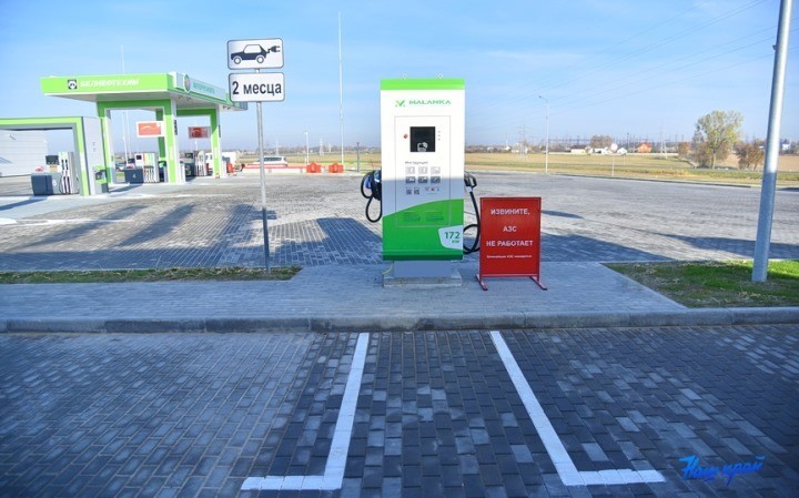 Автозаправочная станция заработала на выезде из Барановичей