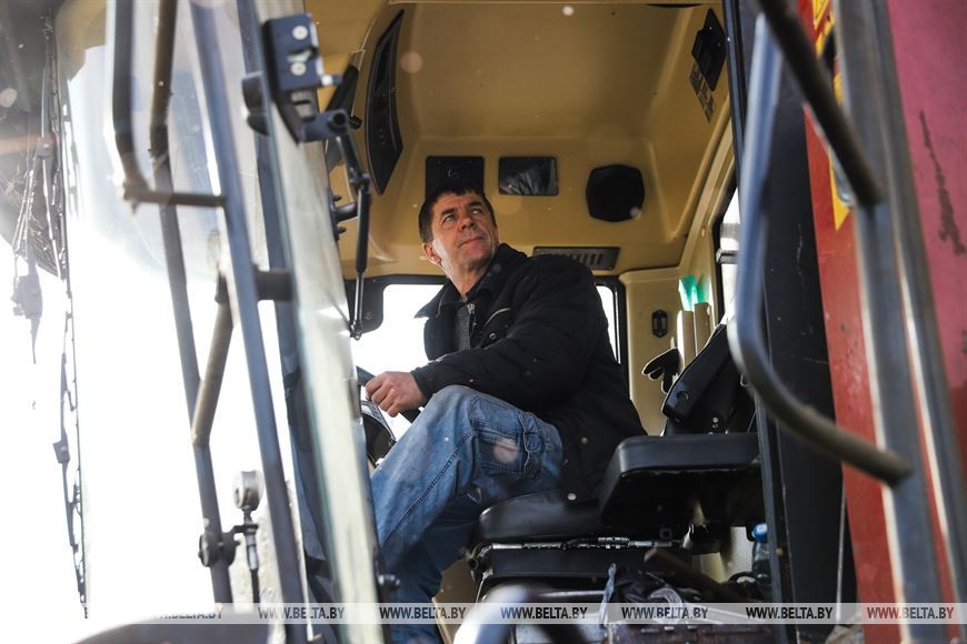 Малоритский район. Как в агрогородке Луково сельчане в трудах осень проводят.