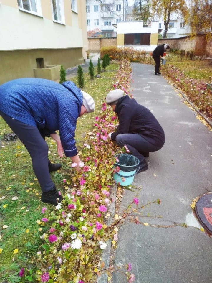 В рамках районного конкурса благоустройства в ГУО «Ясли-сад № 10 г. Бреста» прошел субботник