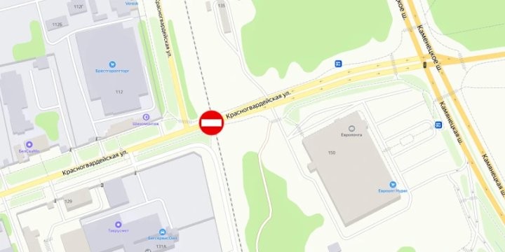 В Бресте ограничат движение через переезд по Красногвардейской