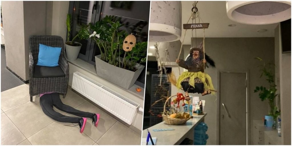 Белорусы украсили офисы и дома к Хэллоуину. Смотрите, как получилось