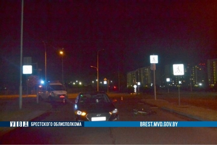 В Бресте и Березе травмированы велосипедисты