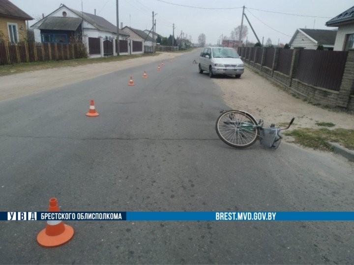 В Бресте и Березе травмированы велосипедисты