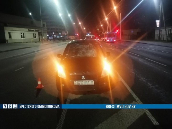 В Бресте на Пионерской водитель сбил пешехода
