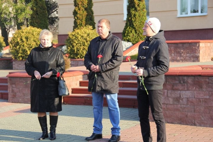 В Каменце прошли мероприятия, посвященные Дню Октябрьской революции