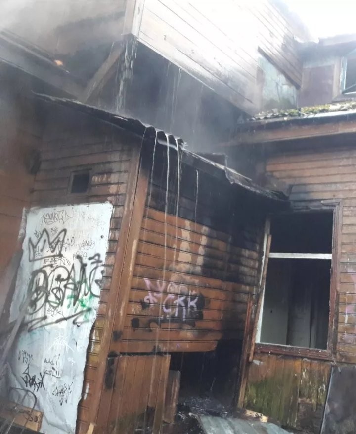 В деревянном нежилом доме по улице Карбышева в Бресте был пожар