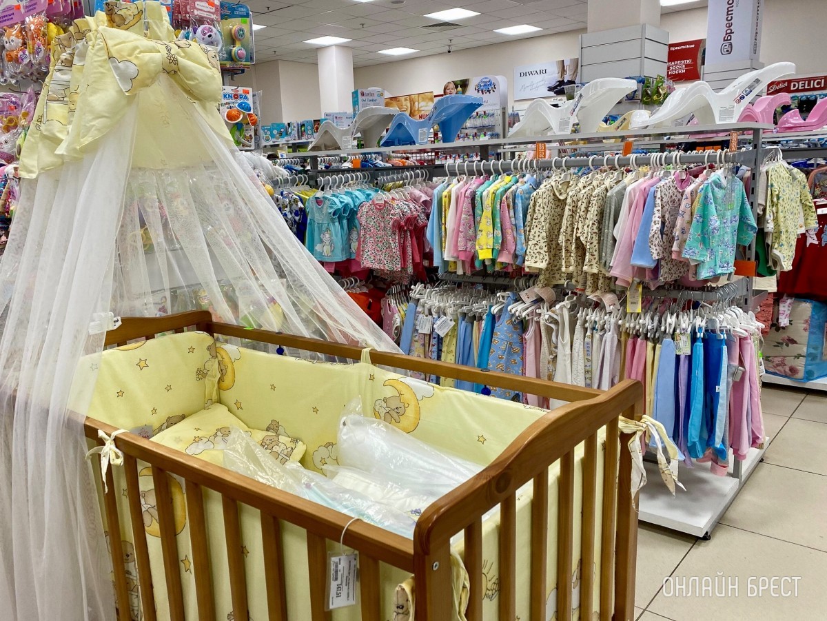 Товары для новорожденных в Детском мире на Советской в Бресте. Фотоотчет