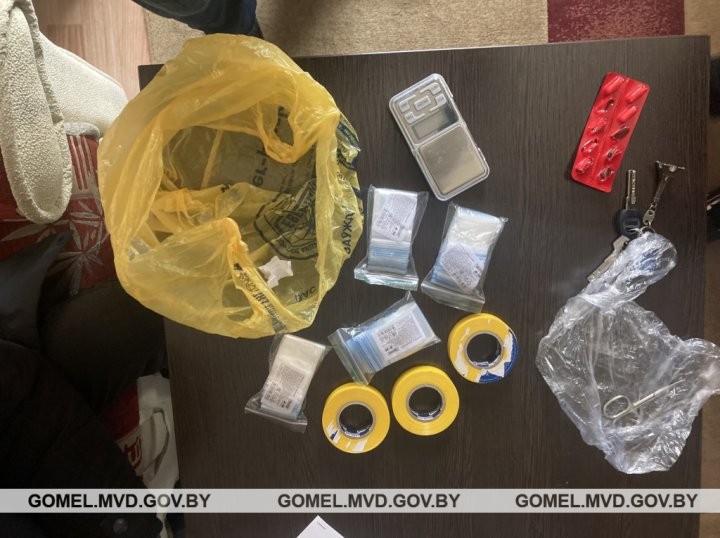 Житель Брестской области распространял психотропы в Гомельской области