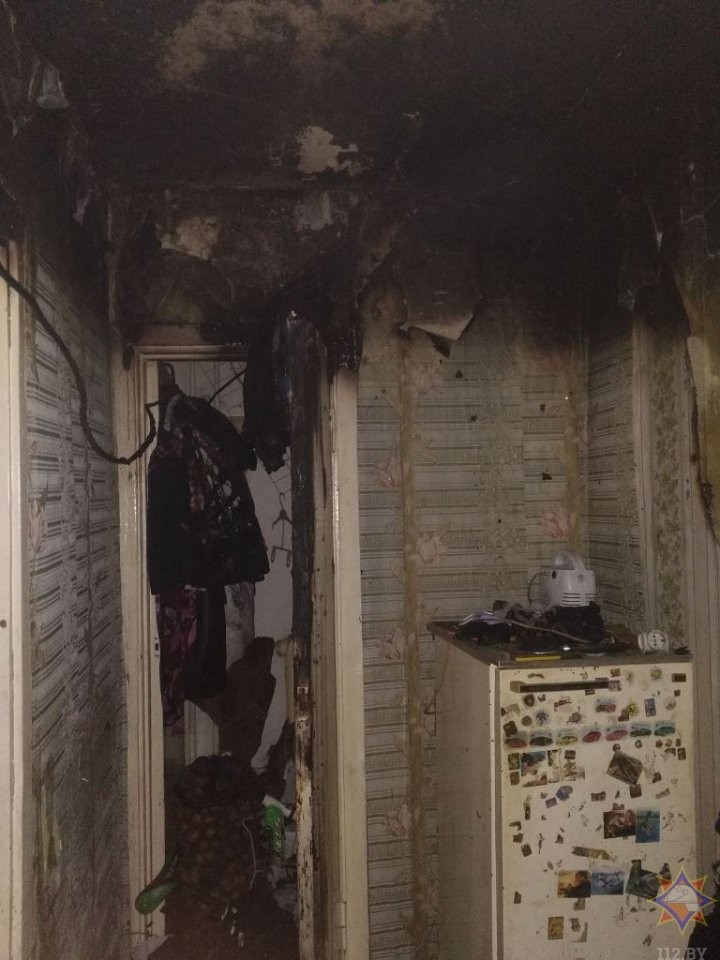 На пожаре в Ивацевичском районе населением спасены трое детей