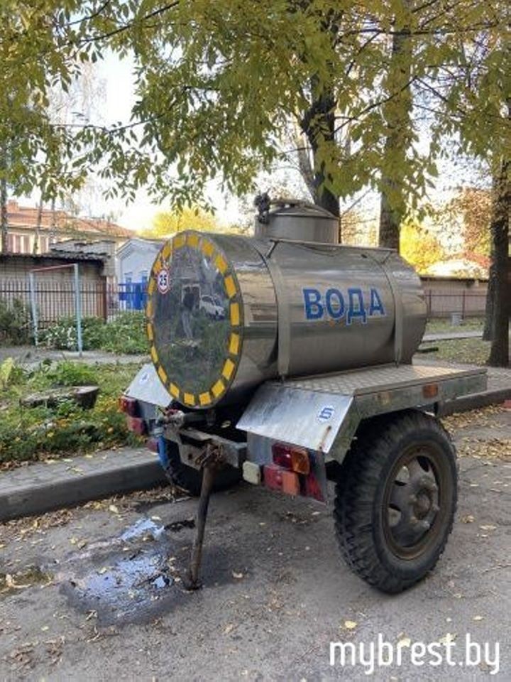 В центре Бреста наблюдаются перебои с холодной водой