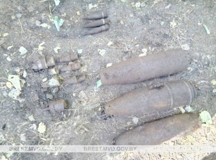 Арсенал времен войны обнаружили по Брестом