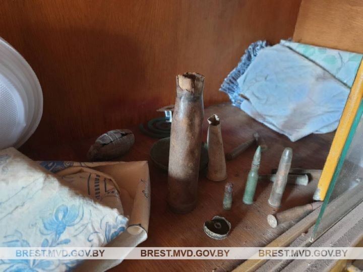 У двух жителей Ганцевичского района оперативники обнаружили и изъяли незаконно хранящиеся оружие и боеприпасы