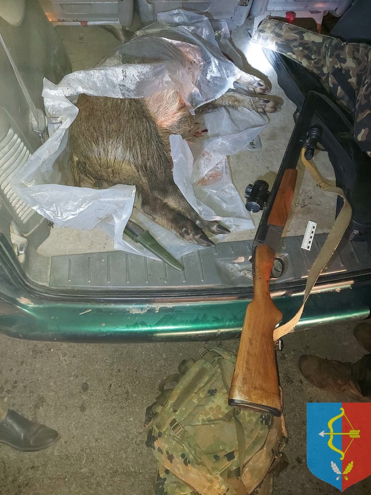 В Пинском районе задержан подозрительный автомобиль