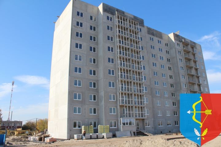 В Пинском районе выросла первая многоэтажка